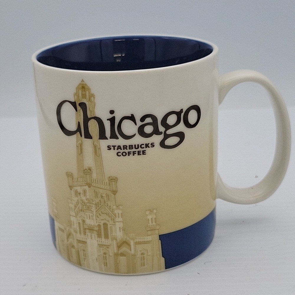 Starbucks 2010‎ Icon Series - Chicago 16oz Coffee Mug